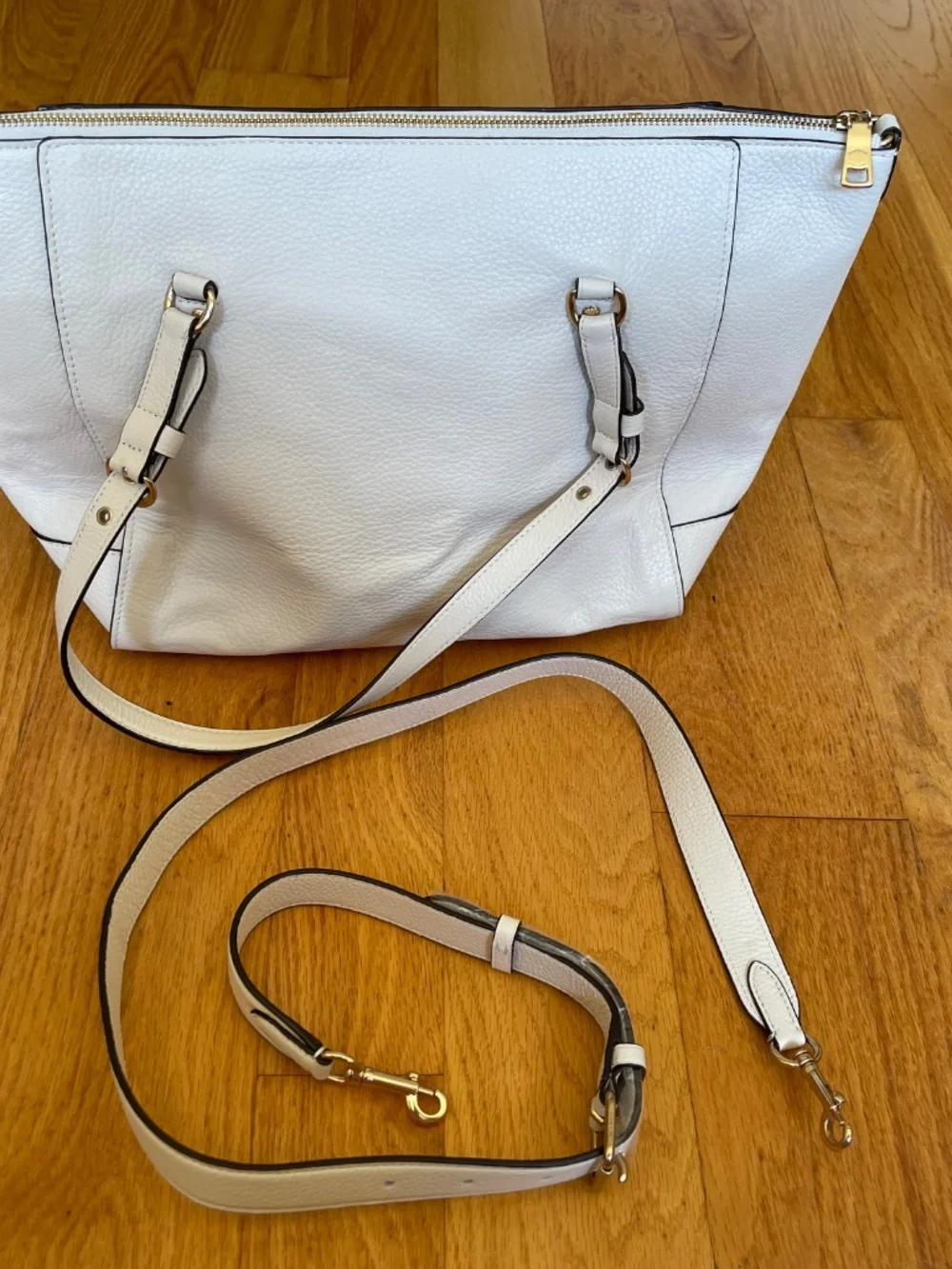 Coach cream leather